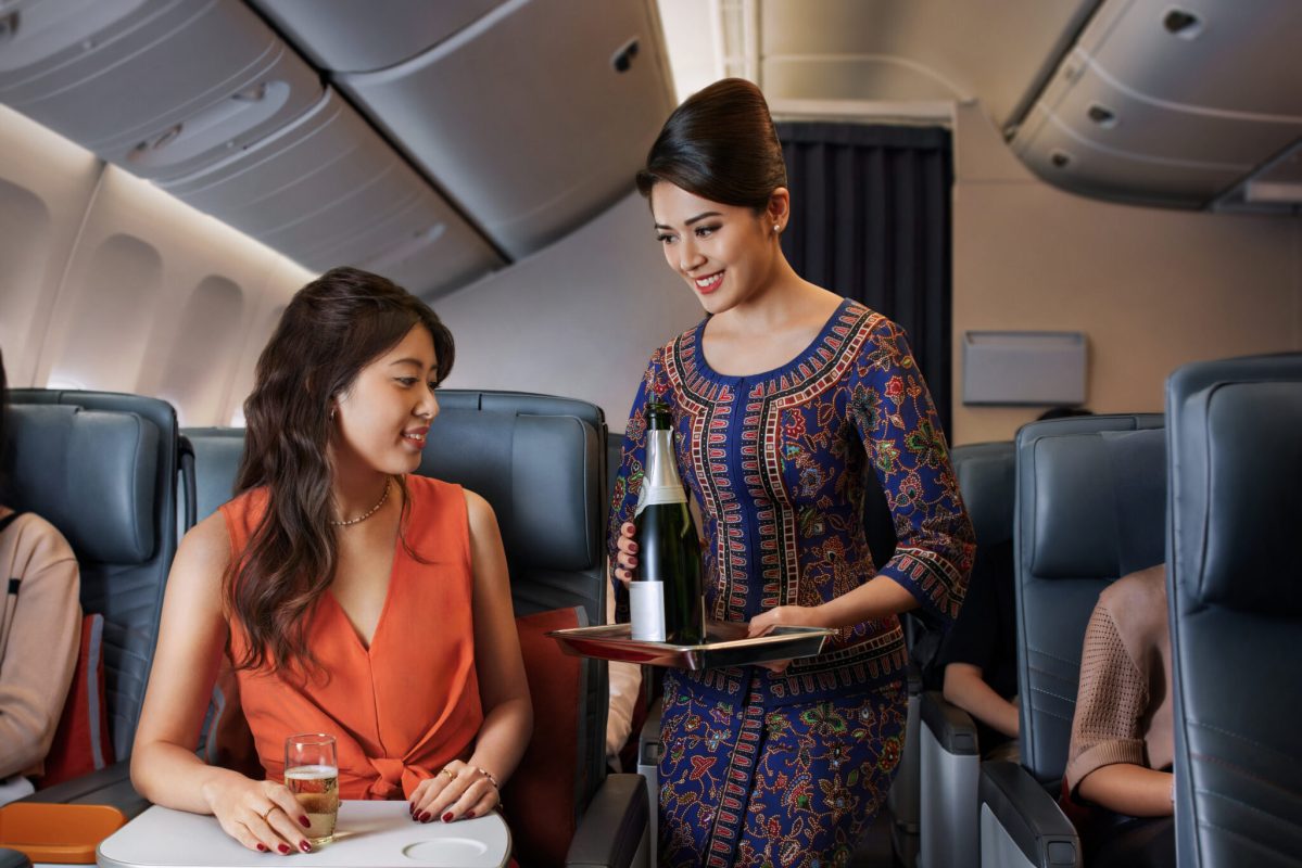 Singapore Airlines enhances Premium Economy Class in-flight experience